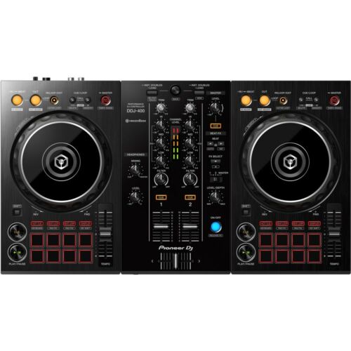 Pioneer DJ DDJ-400 Portable 2-Channel Rekordbox DJ Controller