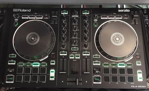 Roland DJ-202 2-Channel DJ Controller For Serato DJ With RoadRunner Case!