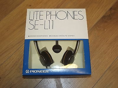 Pioneer SE-L11 Stereo Vintage Headphones NEW Made in Japan