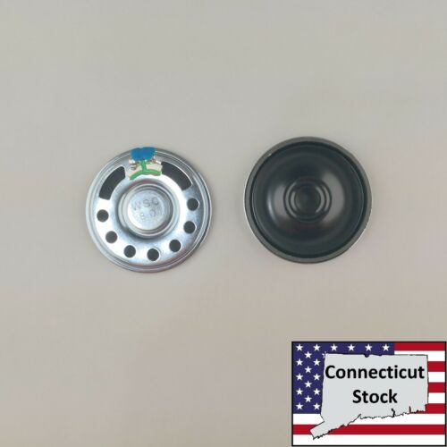 2x 50mm Large Round Speaker Loudspeaker Horn 8ohm 2w Toy Radio Repair USA