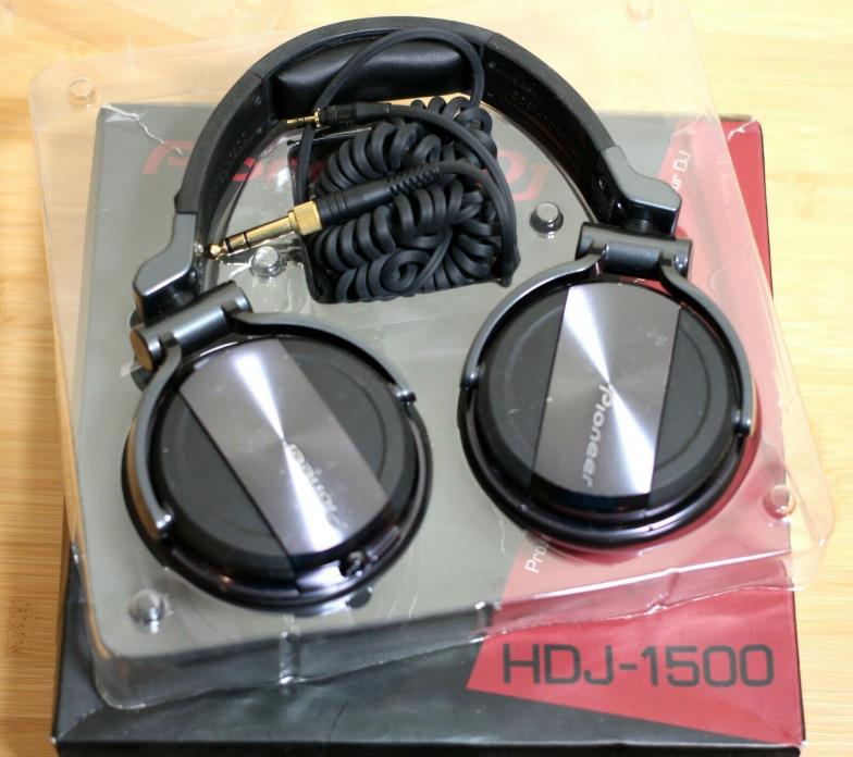 Pioneer HDJ-1500 Headband Headphones - Black/Chrome