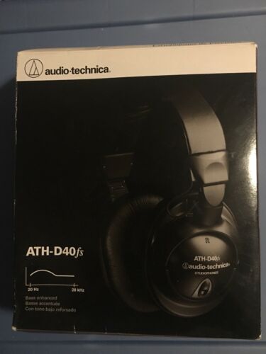 Audio-Technica ATH-D40fs Headphones - Black