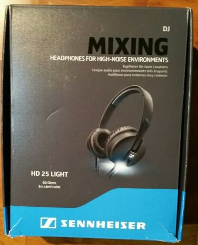 Sennheiser HD 25 Light Monitoring DJ Studio Lightweight Headphones 506910