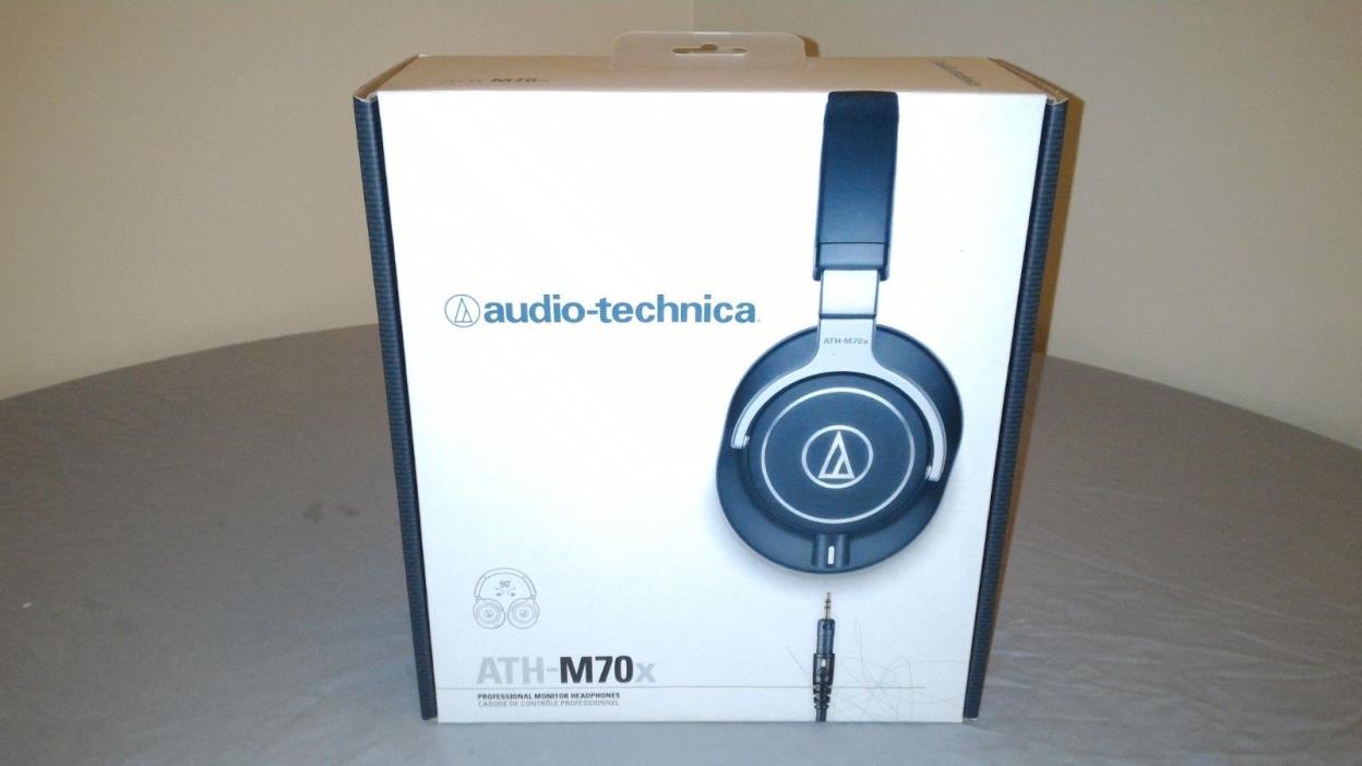 Audio-Technica ATH-M70x Headphones - Black/Silver