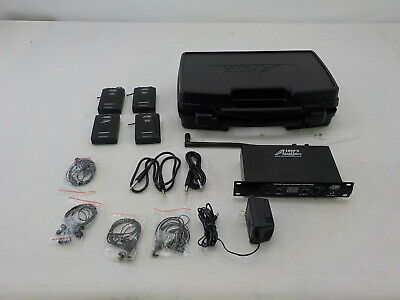 Audio2000'S AWM6306U - In-Ear Audio Monitor System with 4 receivers
