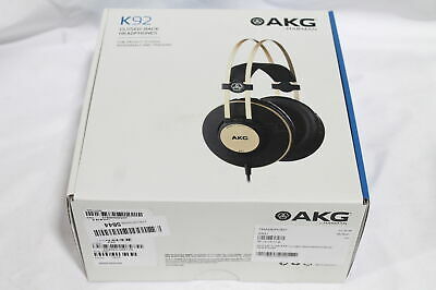 AKG K92 Leatherette Earpads Over Ear Closed Back Monitoring Headphones Black