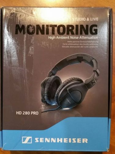 Sennheiser HD 280 Pro Monitoring High Ambient Noise Attenuation Studio Headphone