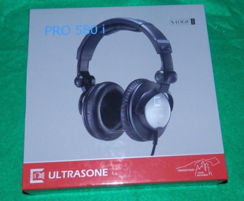 Brand NEW SEALED - Ultrasone PRO 580i Studio Headphone Black/Silver