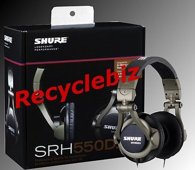Shure SRH550DJ NEW IN BOX Professional DJ Headphones IN STOCK Free Shipping