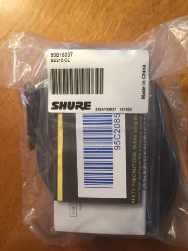 Shure SE215-CL In Ear Monitors Brand New
