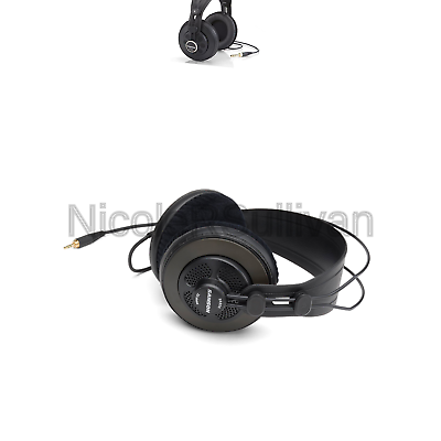 Samson SR850 Semi-Open-Back Studio Reference Headphones Over Ear