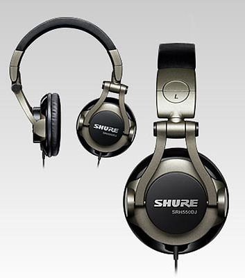 Shure SRH550DJ Professional DJ Headphones - NEW!