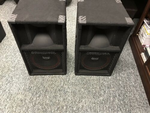 SoundTech CX2C Speakers with Crown XLS 402 Amp, Stands, and Cables