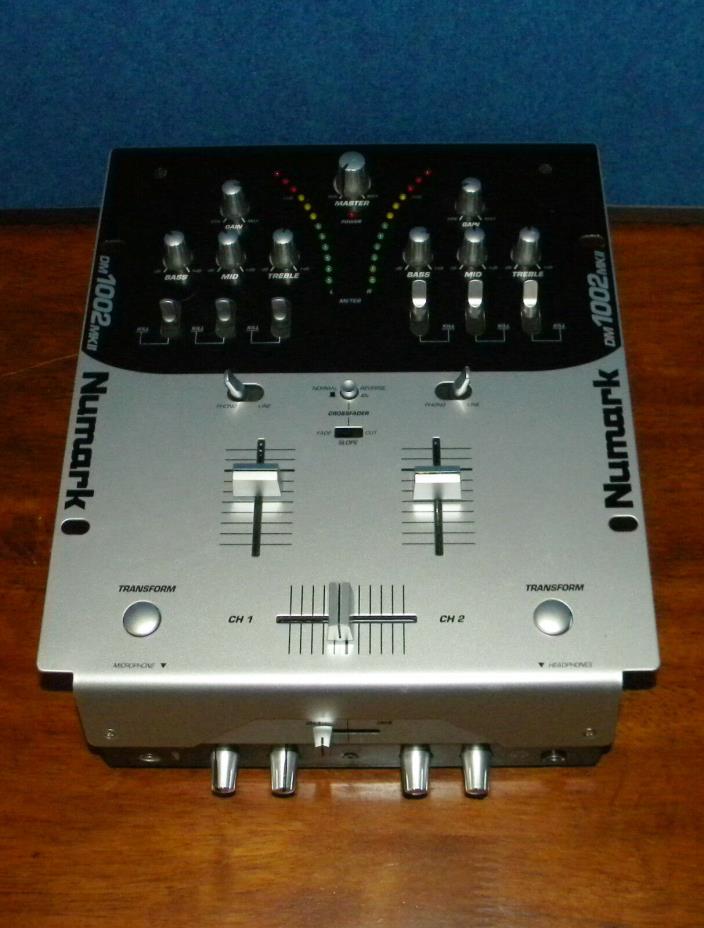 Numark DM1002 MKII DJ Mixer 2 Channels Kill Switches