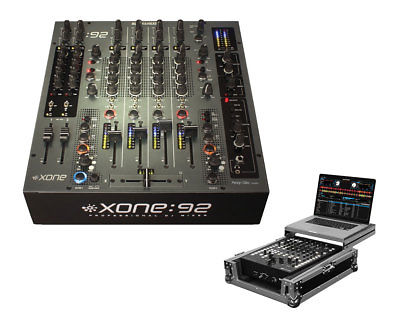 Allen & Heath Xone:92 Fader 6-Channel DJ Mixer + Odyssey FZGS12MX1 Glide Case