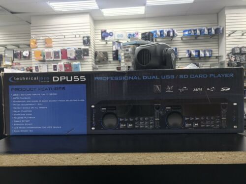Technical Pro DPU55 DJ Mixer, Black