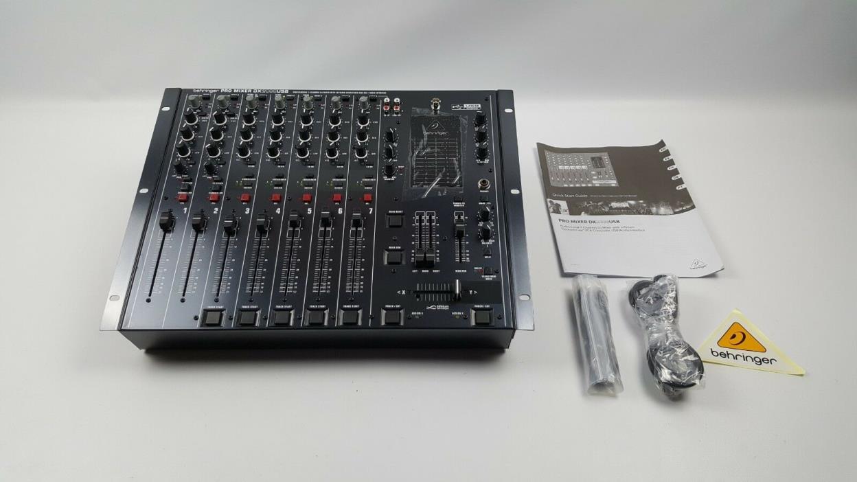 Behringer Pro Mixer DX2000USB - New - No original box 7-Channel DJ Mixer