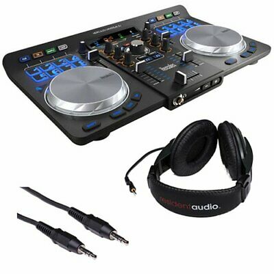 Hercules Universal DJ Software Controller w/ Stereo Headphones & Stereo Cable