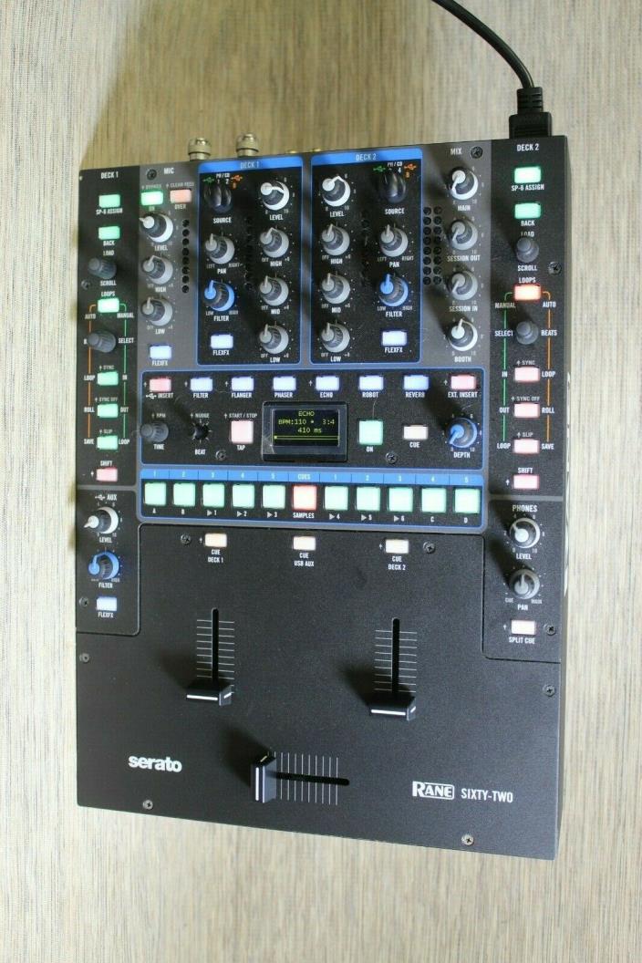Serato Rane 62 Mixer Sixty Two mixer with plastic cover