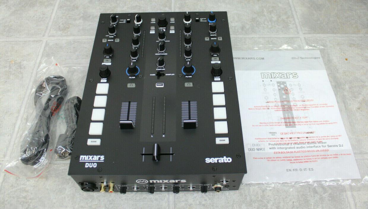 Mixars DUO MKII Pro 2-Channel Official Serato Mixer