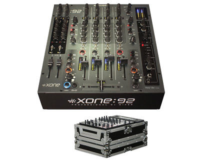 Allen & Heath Xone:92 Fader 6-Channel DJ Mixer + Odyssey FZ12MIX Case