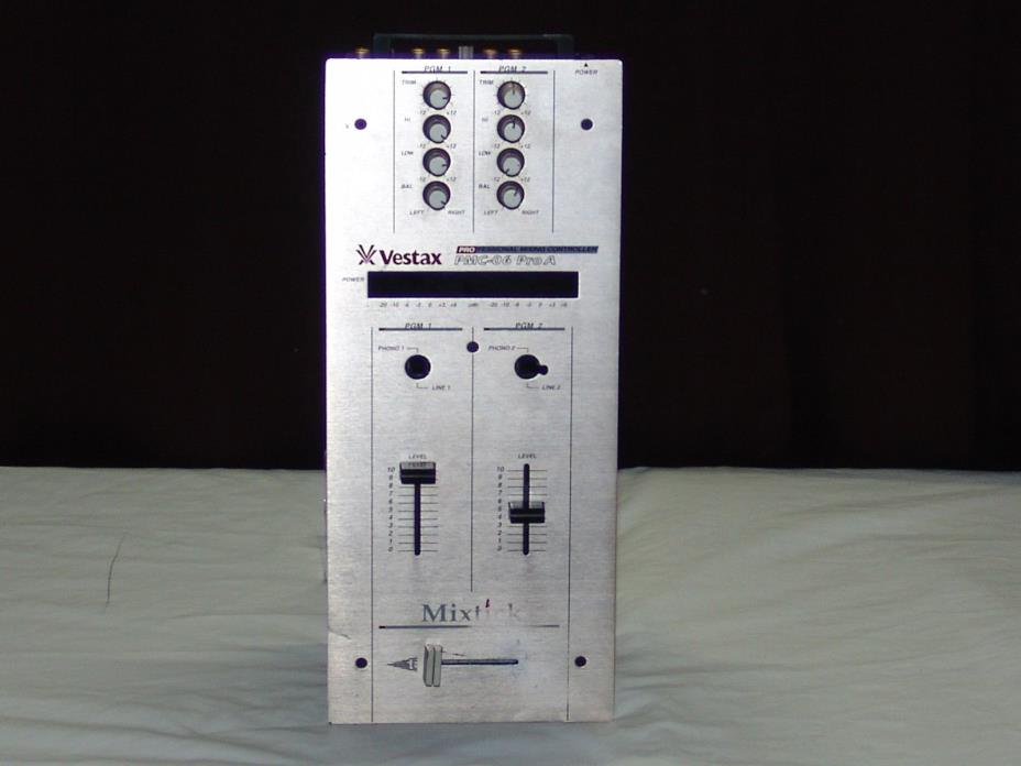 Vestax PMC-06 Pro A Mixtick DJ Mixer Professional Mixing Controller
