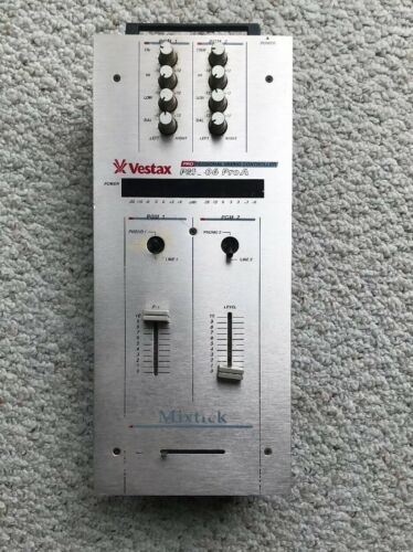 Vestax PMC-06 Pro A Mixtick DJ Mixer Professional Mixing Controller AS IS