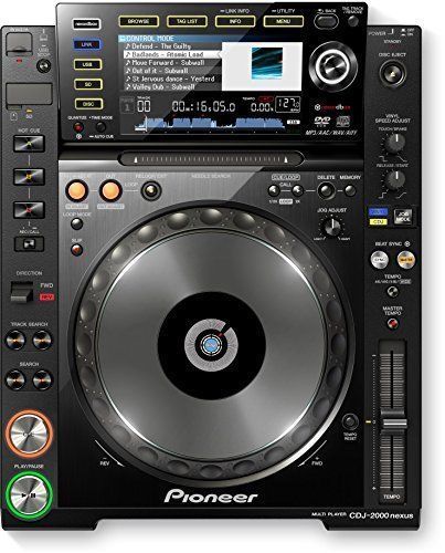 Pioneer CDJ-2000-NXS Digital DJ Turntable with Wi-Fi, 6.1