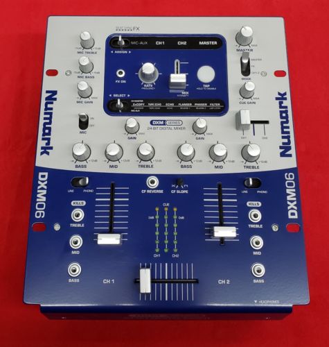 NUMARK DXM06 2 CHANNEL 24 BIT DIGITAL DJ MIXER, DXM Series, Free Shipping