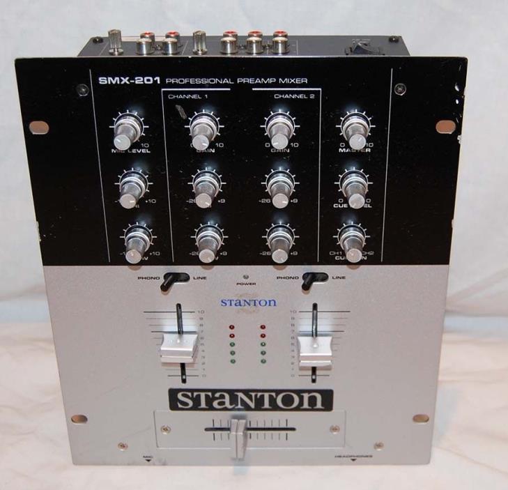 STANTON SMX-201 2-Channel Preamp Pro DJ Mixer Audiophile SMX.201