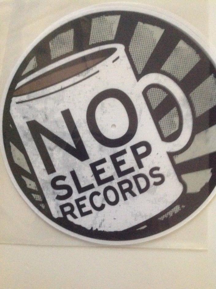 Turntable Slipmats - 2 - No Sleep Records slipmats - New in Plastic RARE !