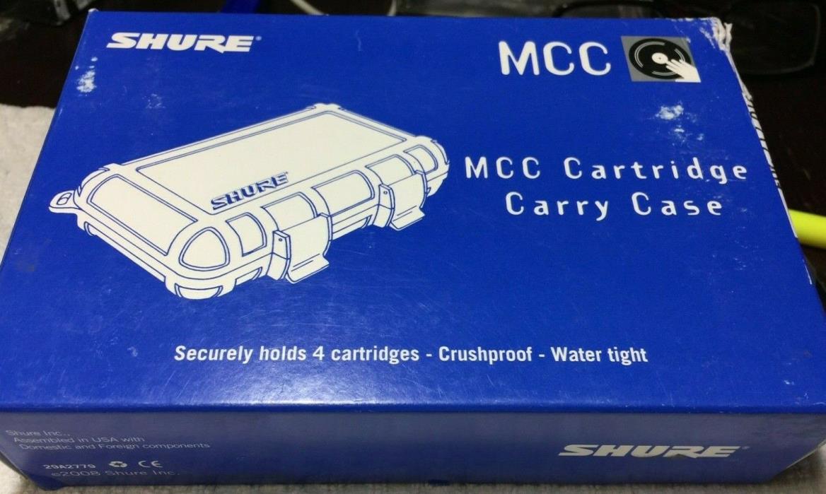 Shure Cartridge Case, Good For 4 Cartridges