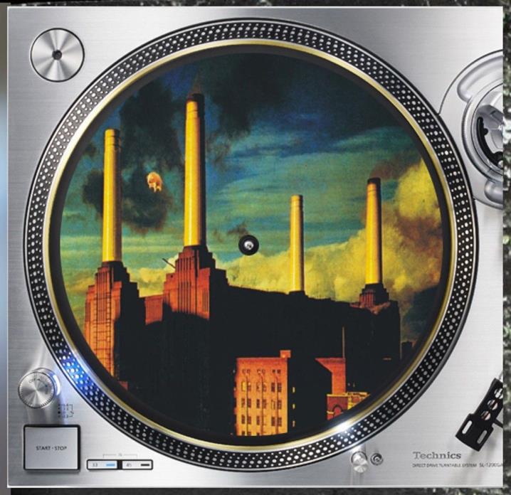 Pink Floyd Animals Slipmat Turntable 12