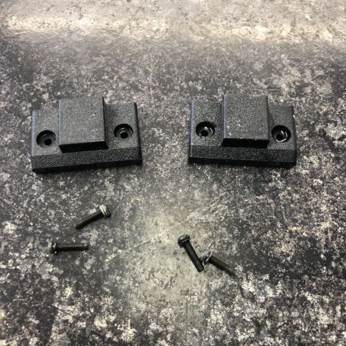 2 Technics 1200 / 1210 Dust Cover Hinges and Screws (used) MK2 M3D MK5 M5G