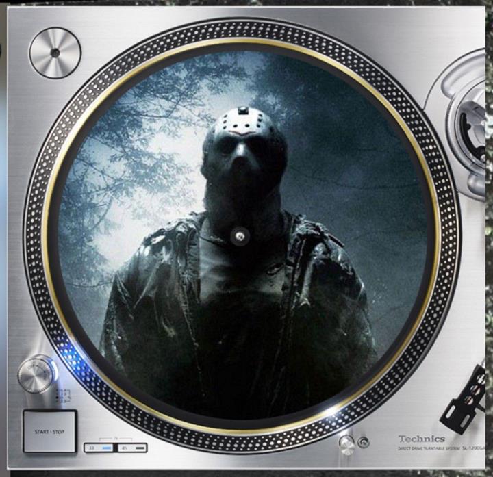 Jason Voorhees #2 Friday 13th Slipmat Turntable 12