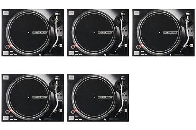 Reloop RP-7000 MK2 Direct Drive Turntable - Black (5-pack) Value Bundle