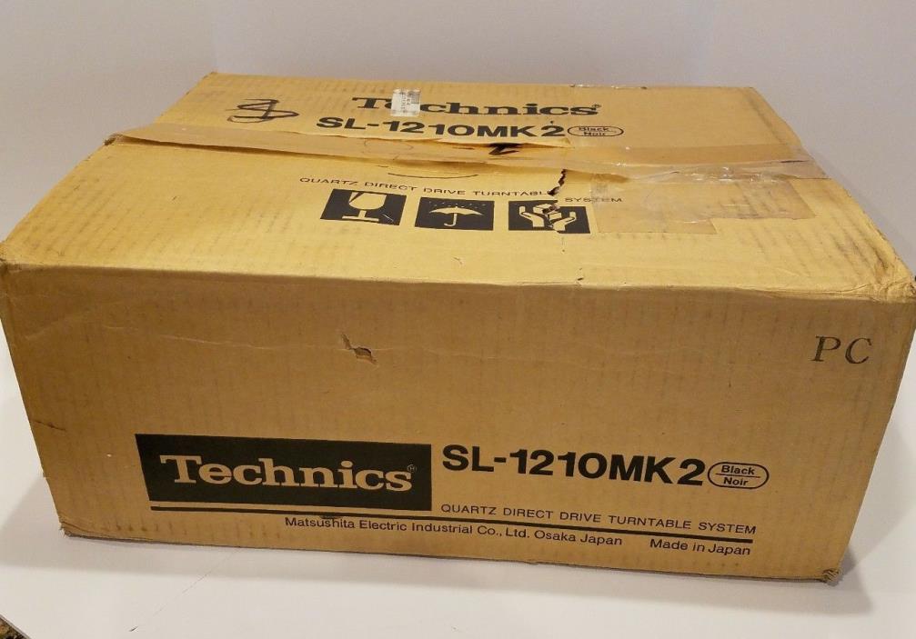 Technics SL 1210 1200 Black Agent Pro DJ Audiophile Dual Voltage Turntable *New*