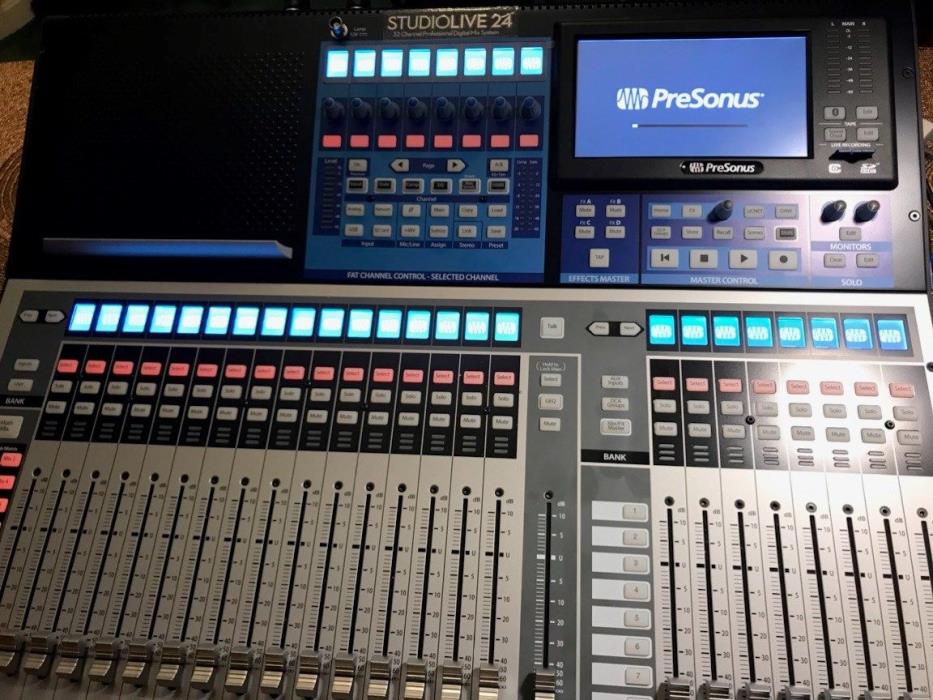 PreSonus StudioLive 24 Series III Digital Mixer 32-Input with 25 Motorized Fader