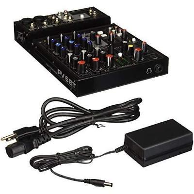 Peavey PV6BT Channel Stereo Pan Control Built-In Compression 3-Band EQ DJ Mixer
