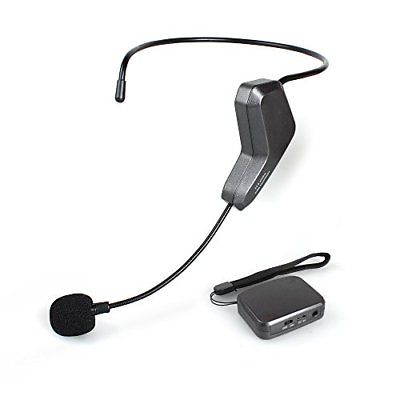 Wireless Microphone Professional 2.4G Headset Mic, Hands Free Lightweight Mic or
