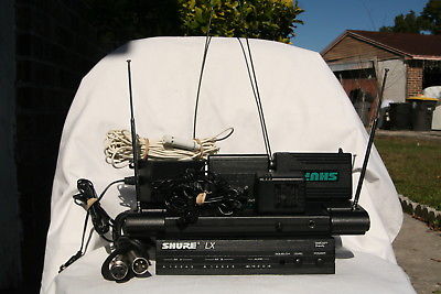 EX-Shure LX4 & T4V Marcad Diversity Wireless Microphone Receivers & accessories