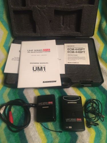 Samson UHF Series 1 UM1 Micro Diversity System With Extras