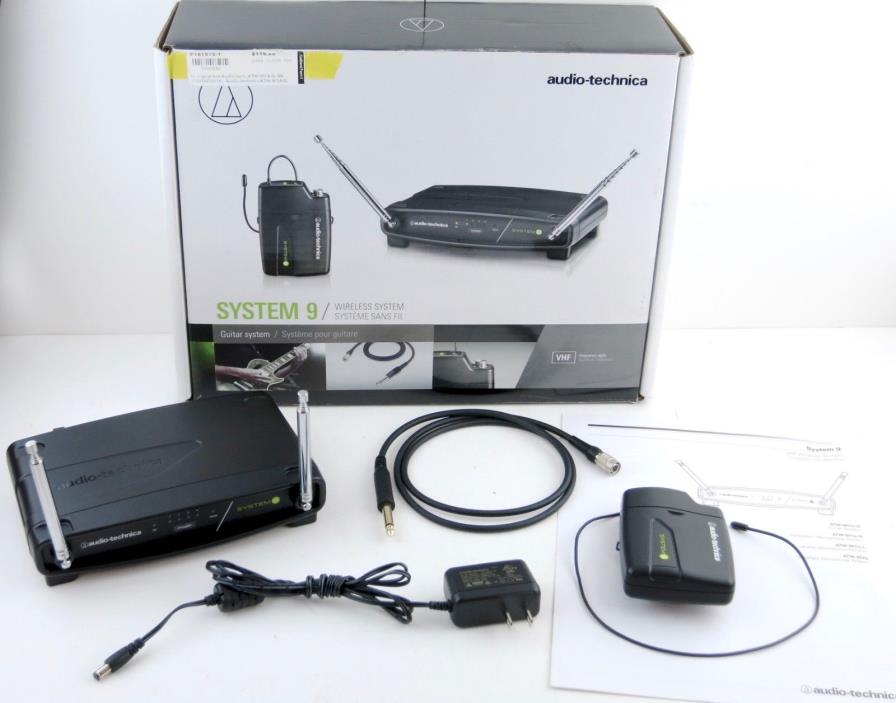 Audio-Technica System 9 Guitar Wireless System ATW-R900a + ATW-T901a