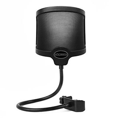 MICROPHONE POP FILTER MIC WINDSCREEN FOR STUDIO RECORDING SHIELD DUAL PF-101