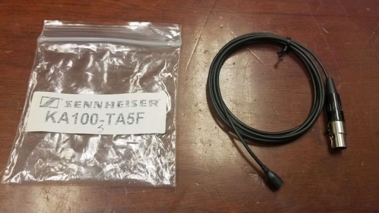 NEW Sennheiser KA100-TA5F Steel Lavalier Microphone Cable