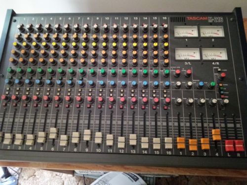 Tascam M-216 Vintage mixing board console Made in Japan