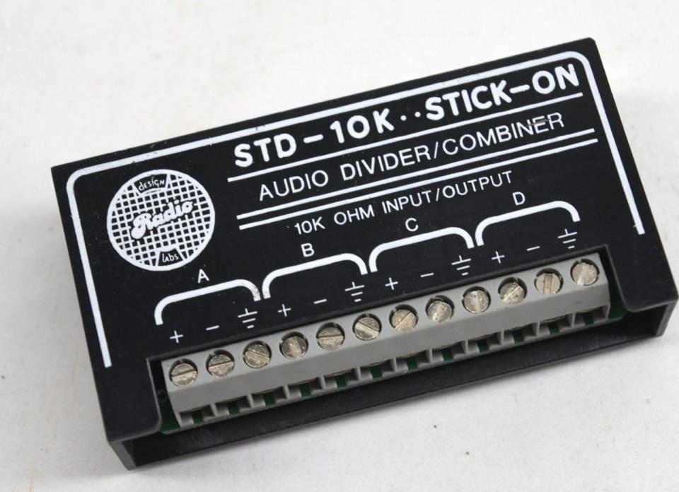 RDL Radio Design Labs  STD-10K Audio Divided/Combiner 10K OHM Input/Output