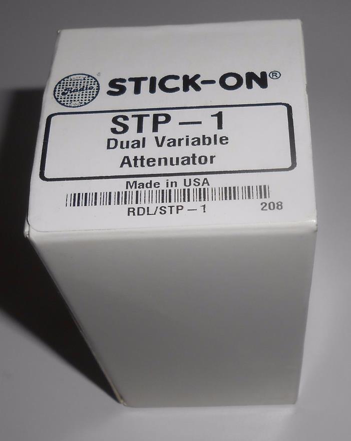 RDL RADIO DESIGN LABS STP-1 STICK-ON  DUAL VARIABLE ATTENUATOR