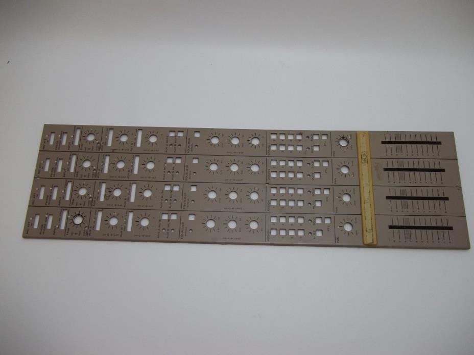 TASCAM M-50 M50 Control Overlay Front Panel Mixer Mixing Board Console Vintage 2