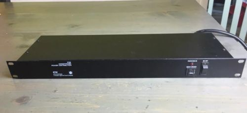 ETA Systems PD8 Rackmount AC Power Conditioner & Distribution Unit 8 Outlets